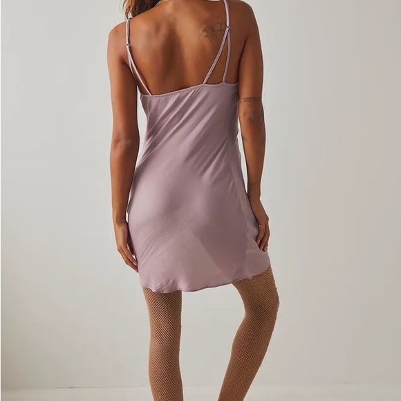 (A8) NEW Free People Be My Mini Slip in Color: Deauville Mauve, Size S, NWOT - Picture 5 of 12